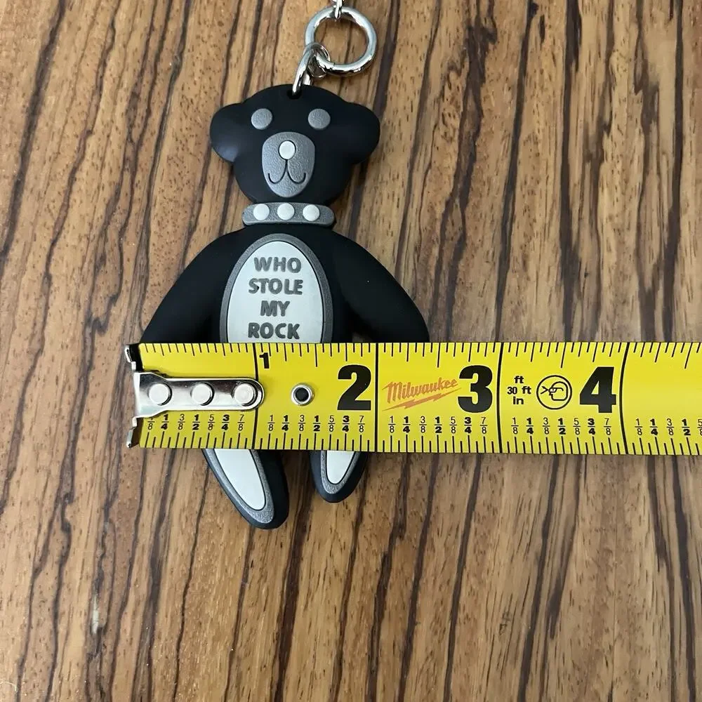 John Richmond Fashion Key Ring Who Stole My Rock+Roll Black